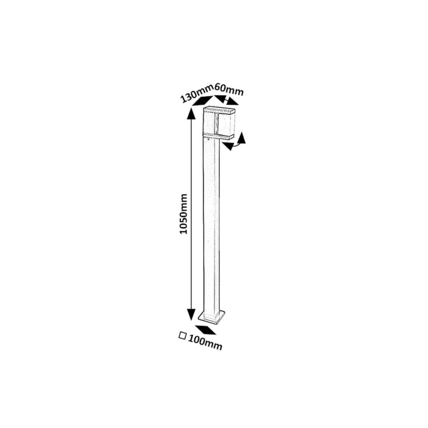 Rabalux - LED Vonkajšia lampa LED/10W/230V IP54