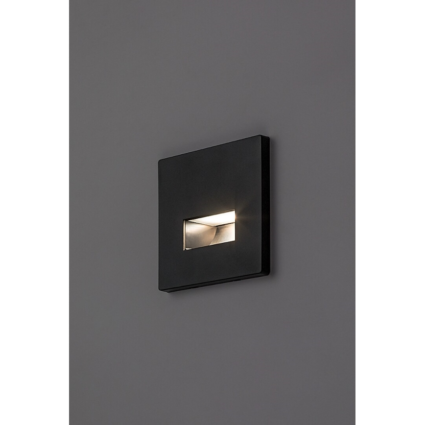 Rabalux - LED schodiskové svietidlo LED/1W/230V 3000/4500/6500K čierne