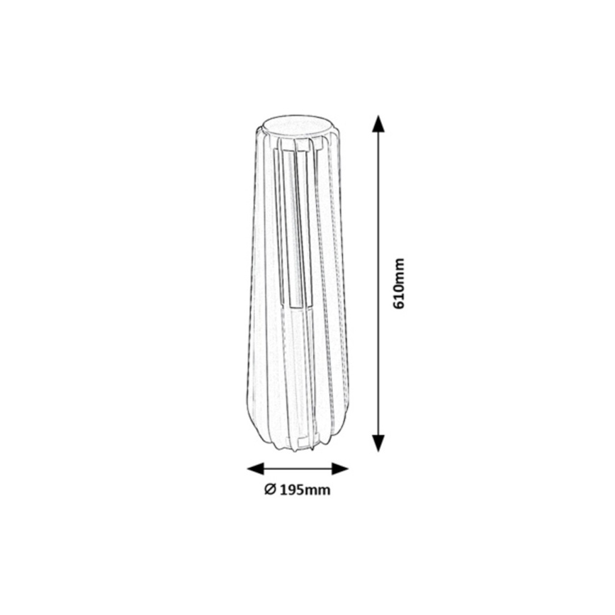 Rabalux - LED vonkajšie nástenné svietidlo LED/12W/230V IP54