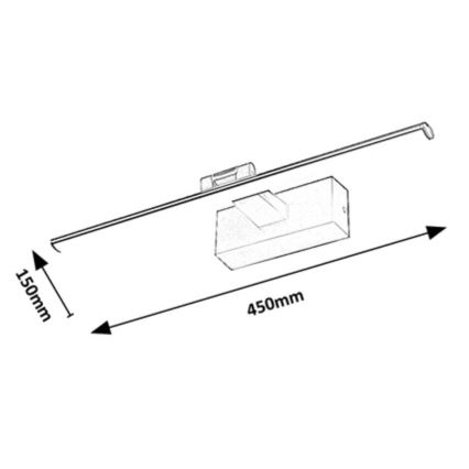 Rabalux - LED Obrazové svietidlo LED/8W/230V 3000K 45 cm