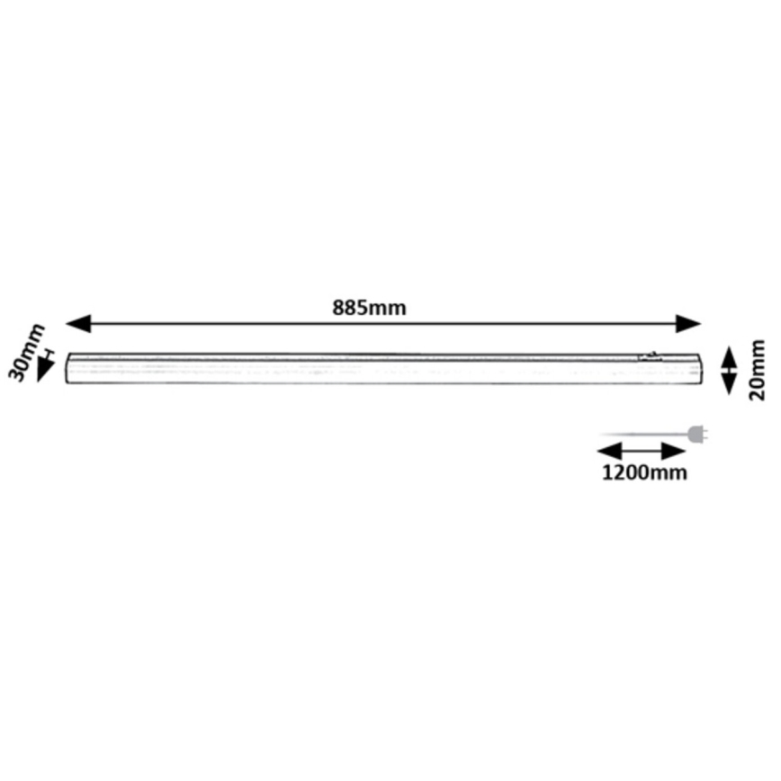 Rabalux - LED Podlinkové svietidlo LED/13W/230V 4000K 88 cm
