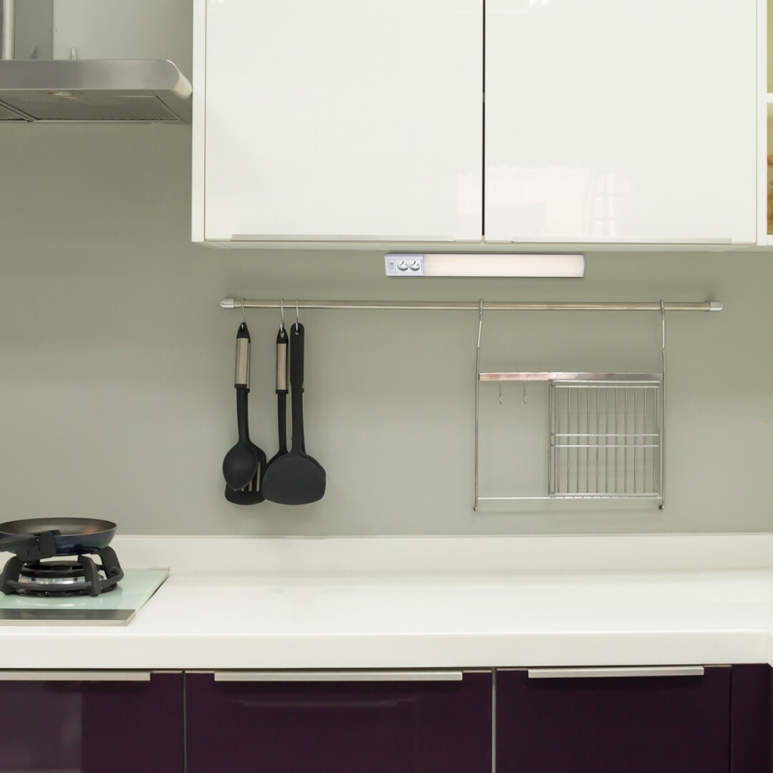 Rabalux - LED Podlinkové svietidlo so zásuvkami LED/15W/230V 4000K 70 cm biela