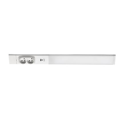 Rabalux - LED Podlinkové svietidlo so zásuvkami LED/18W/230V 4000K 60 cm biela