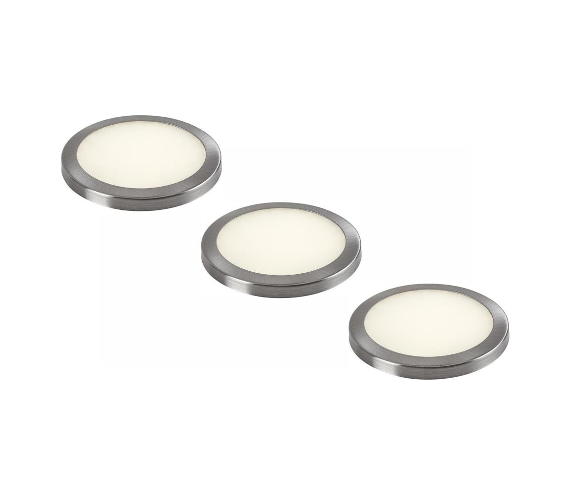 Rabalux 78043 - SADA 3x LED stmievateľného osvetlenia skrine SOCAVI 3xLED/1W/230V 4000K 78043