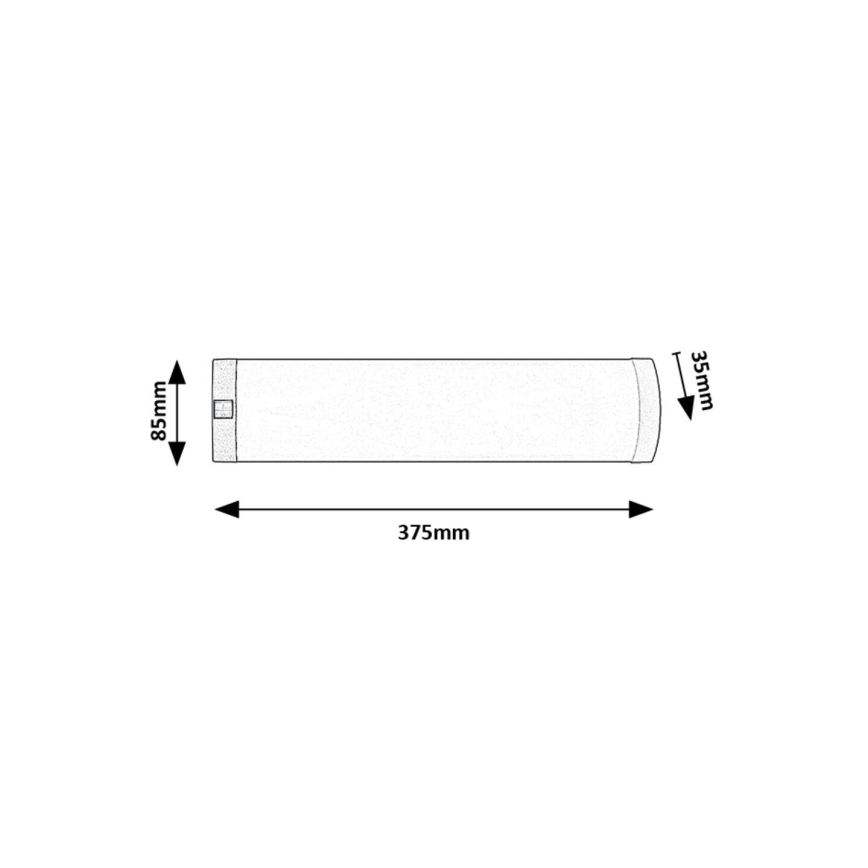 Rabalux - LED Podlinkové svietidlo LED/5W/230V 4000K lesklý chróm