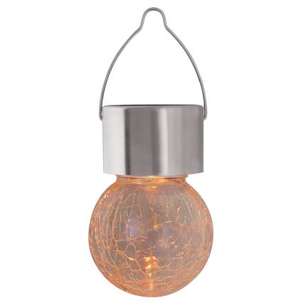 Rabalux - LED RGB Vonkajšie solárne svietidlo s vypínačom LED/0,06W 2/3AA IP44