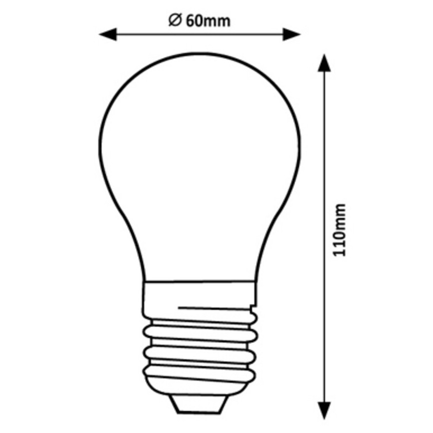 Rabalux - LED Žiarovka A60 E27/7W/230V 3000K Energetická trieda A
