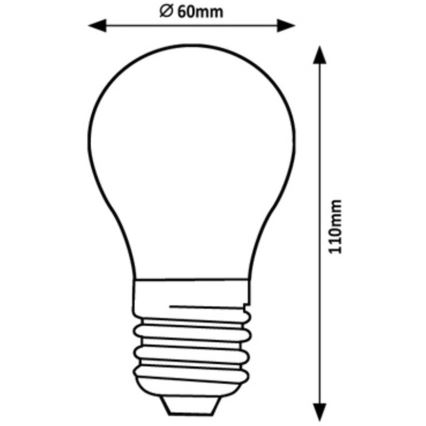 Rabalux - LED Žiarovka A60 E27/7W/230V 4000K Energetická trieda A