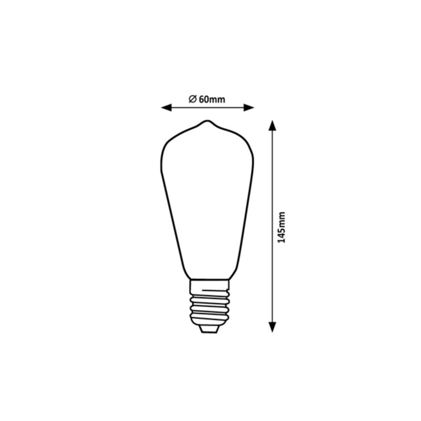 Rabalux - LED Žiarovka ST64 E27/4W/230V 4000K