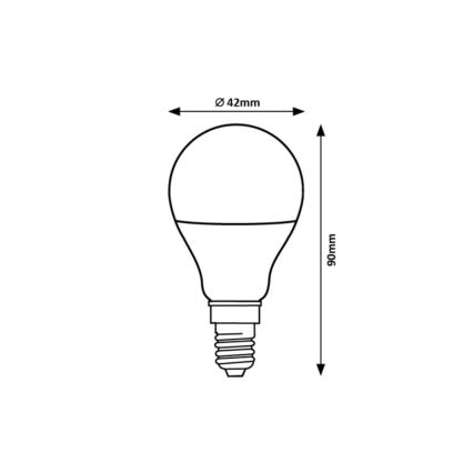 Rabalux - LED Žiarovka G45 E14/9W/230V 3000K