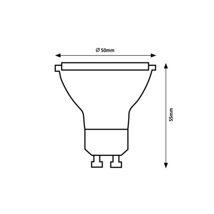 Rabalux - LED Žiarovka GU10/5W/230V 3000K Energetická trieda A