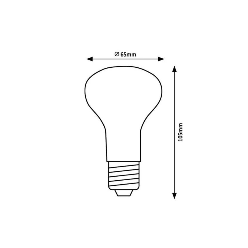 Rabalux - LED Žiarovka R63 E27/9W/230V 4000K