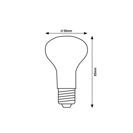 Rabalux - LED žiarovka FILAMENT R50 E14/4W/230V 3000K