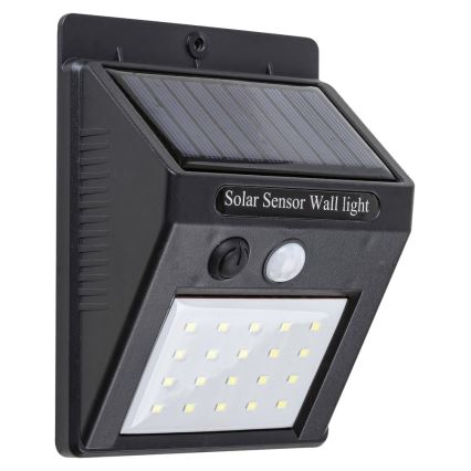 Rabalux 7933 - LED Vonkajšie solárne svietidlo so senzorom OSTRAVA LED/2W/230V IP65