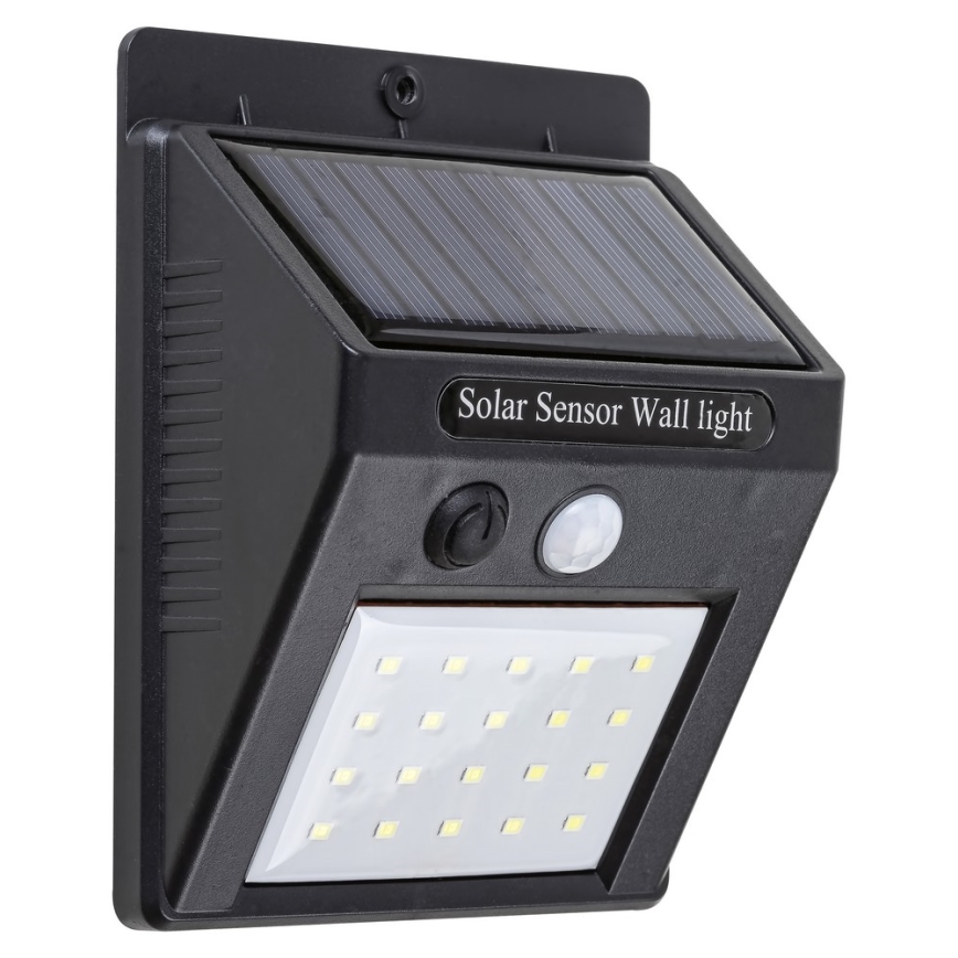 Rabalux 7933 - LED Vonkajšie solárne svietidlo so senzorom OSTRAVA LED/2W/230V IP65