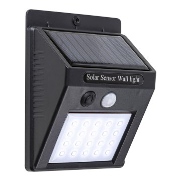 Rabalux 7933 - LED Vonkajšie solárne svietidlo so senzorom OSTRAVA LED/2W/230V IP65
