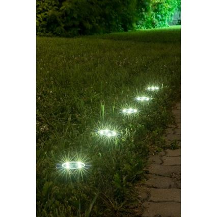 Rabalux - LED Vonkajšie solárne svietidlo so senzorom LED/0,24W/1xAA 400 mAh čierna IP44