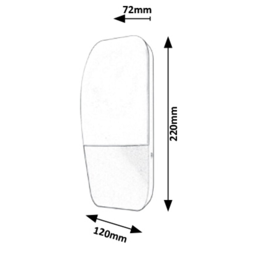 Rabalux - LED Vonkajšie nástenné svietidlo LED/10W/230V IP65 800lm 4000K