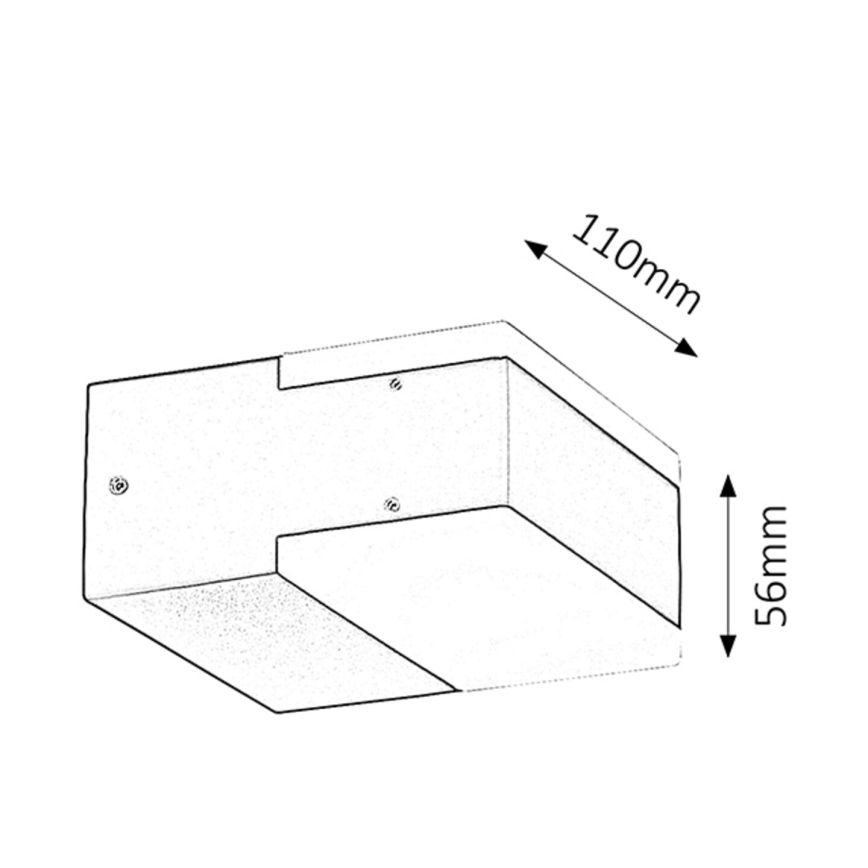 Rabalux 8060 - LED Vonkajšie nástenné svietidlo BONA 2xLED/4,5W