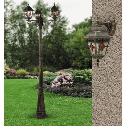Rabalux - Vonkajšie Nástenné svietidlo 1xE27/60W/230V