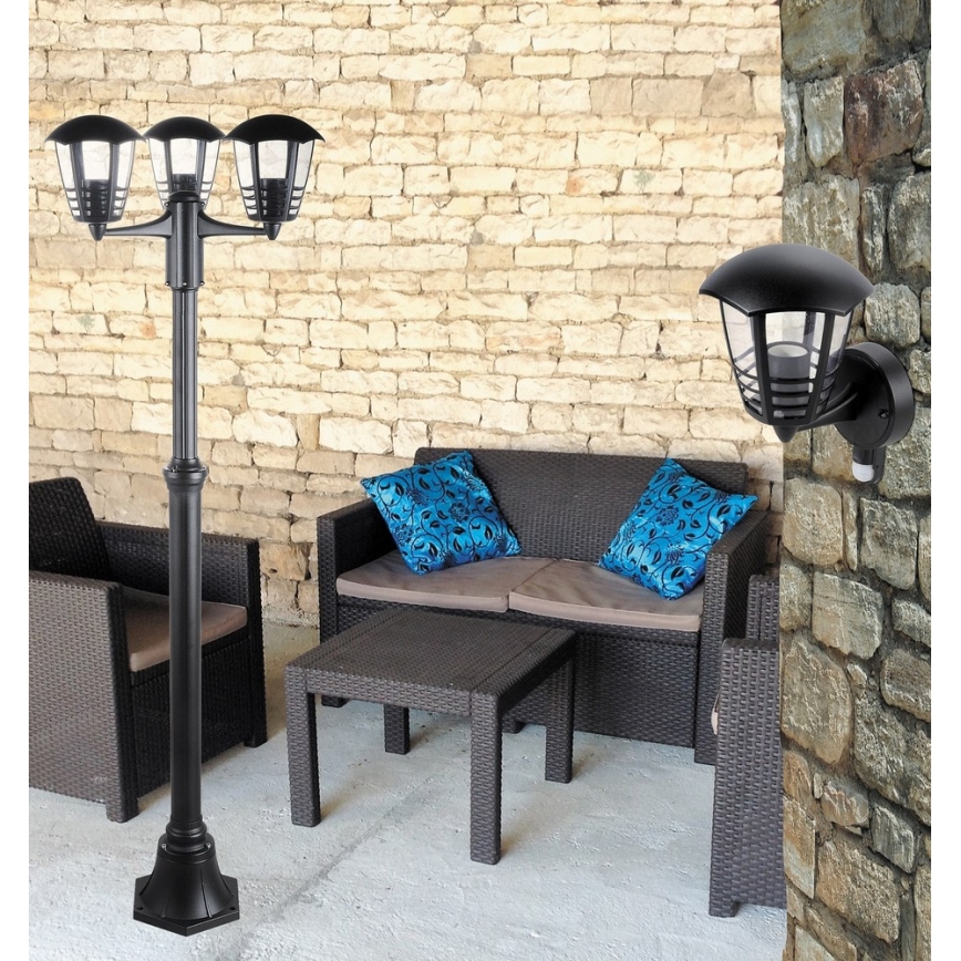 GARDEN - Vonkajšia lampa 3xE27/60W/230V IP44 1,9 m