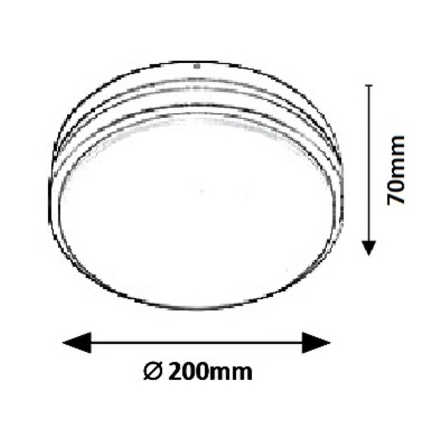 Rabalux 8847 - LED Vonkajšie nástenné svietidlo HAMBURG LED/10W/230V IP44