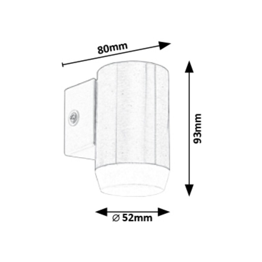 Rabalux - LED Vonkajšie nástenné svietidlo LED/4W/230V IP44