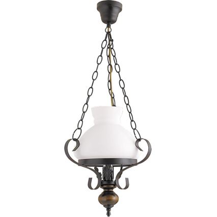 Rabalux - Náhradné sklo k lustru E27 pr. 23,5 cm biela