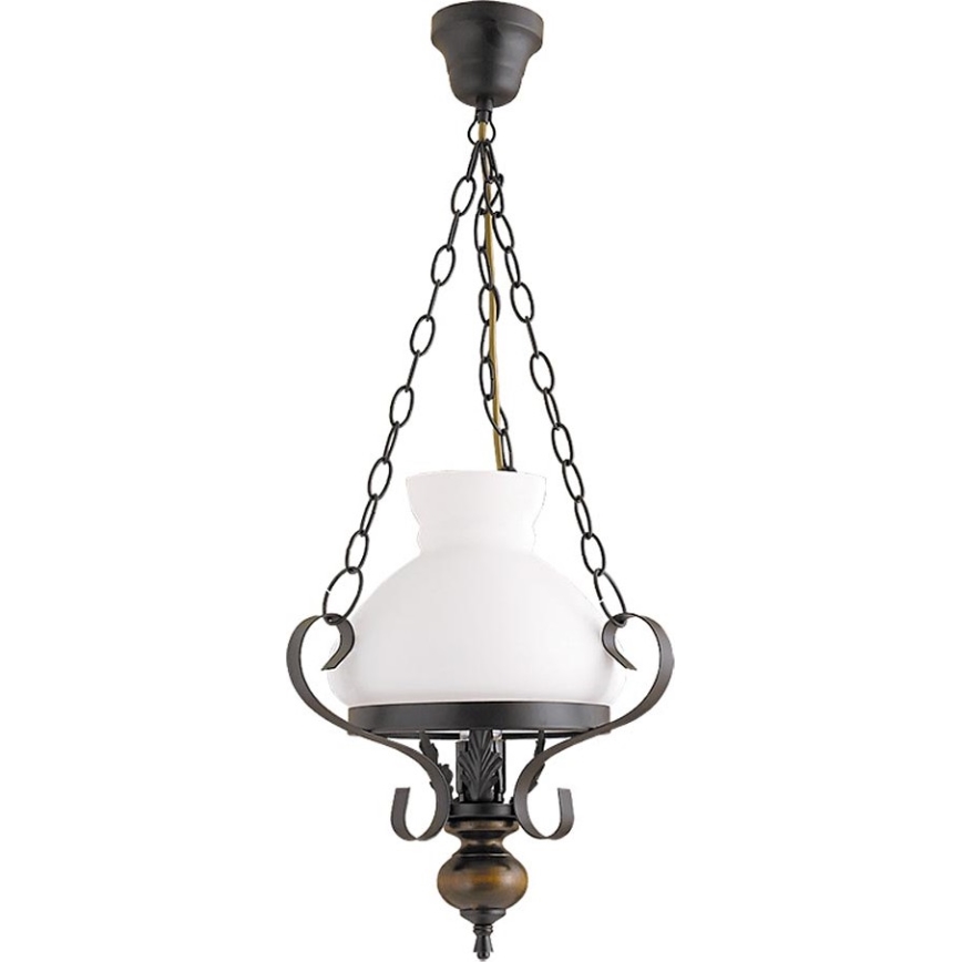 Rabalux - Náhradné sklo k lustru E27 pr. 23,5 cm biela
