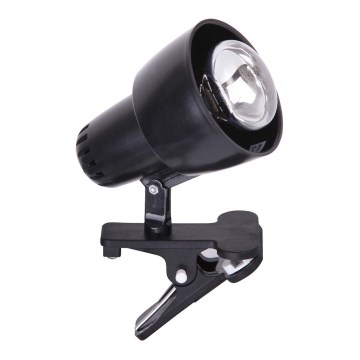 Rabalux - Lampa s klipom 1xE14/40W/230V čierna