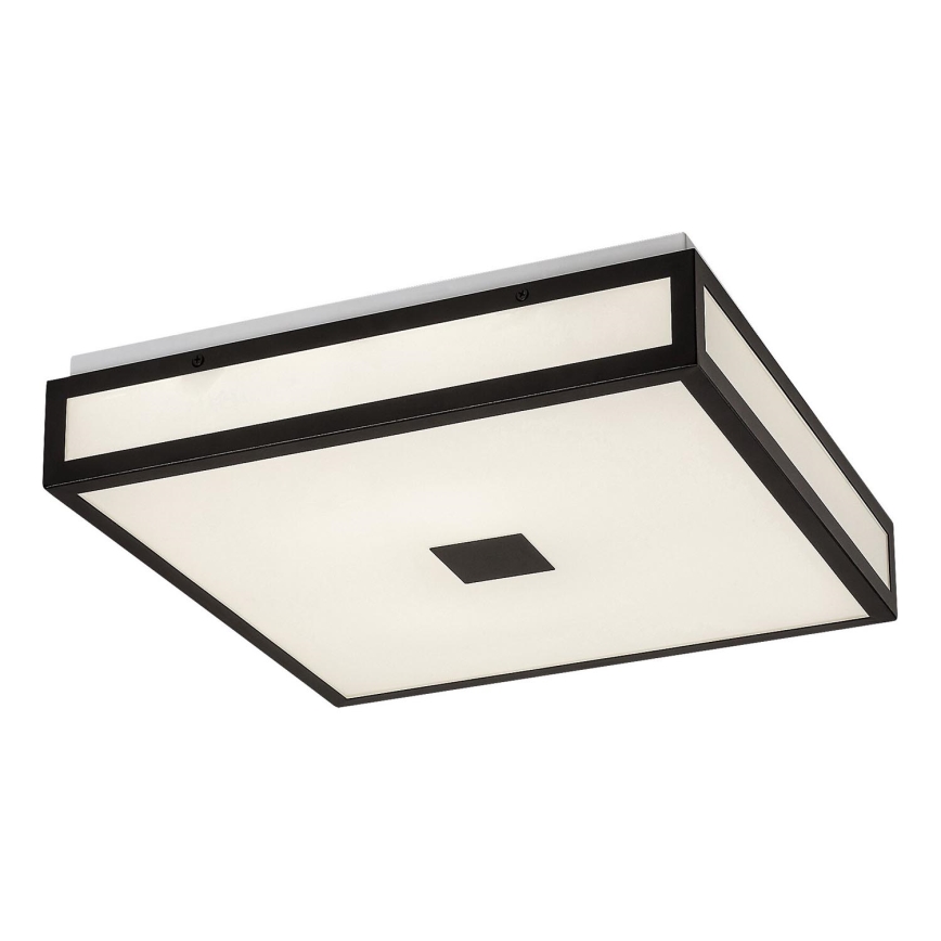Rabalux - LED kúpeľňové stropné svietidlo LED/18W/230V IP44 čierne 30x30 cm