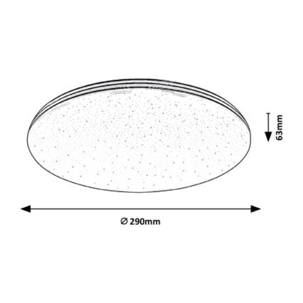 Rabalux - LED Kúpeľňové stropné svietidlo LED/20W/230V IP44