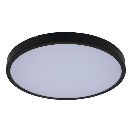 Rabalux - LED Kúpeľňové stropné svietidlo LED/24W/230V 3000/4000/6000K IP44 pr. 35,5 cm čierna