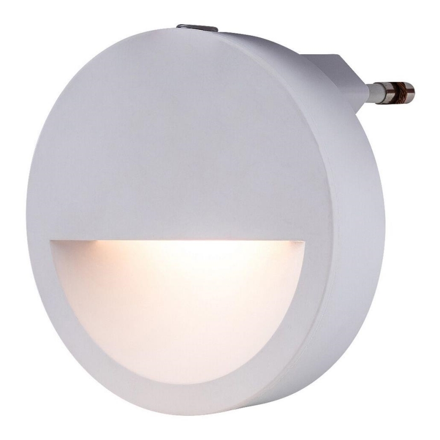 Rabalux - LED Nočné svetlo so senzorom súmraku LED/0,5W/230V 3000K pr. 65 mm