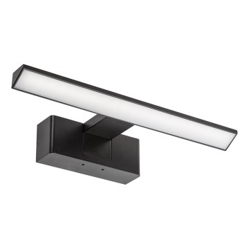 Rabalux - LED osvetlenie kúpeľňového zrkadla LED/6W/230V IP44 30 cm čierne