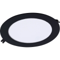Rabalux - LED Podhľadové svietidlo LED/18W/230V pr. 22 cm čierna