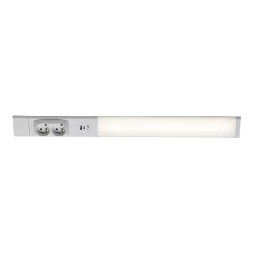 Rabalux - LED Podlinkové svietidlo so zásuvkami LED/18W/230V 4000K 60 cm biela