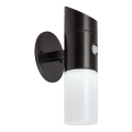 Rabalux - LED RGB solárne nástenné svietidlo so senzorom LED/1W/3,7V IP44 čierna 1200 mAh
