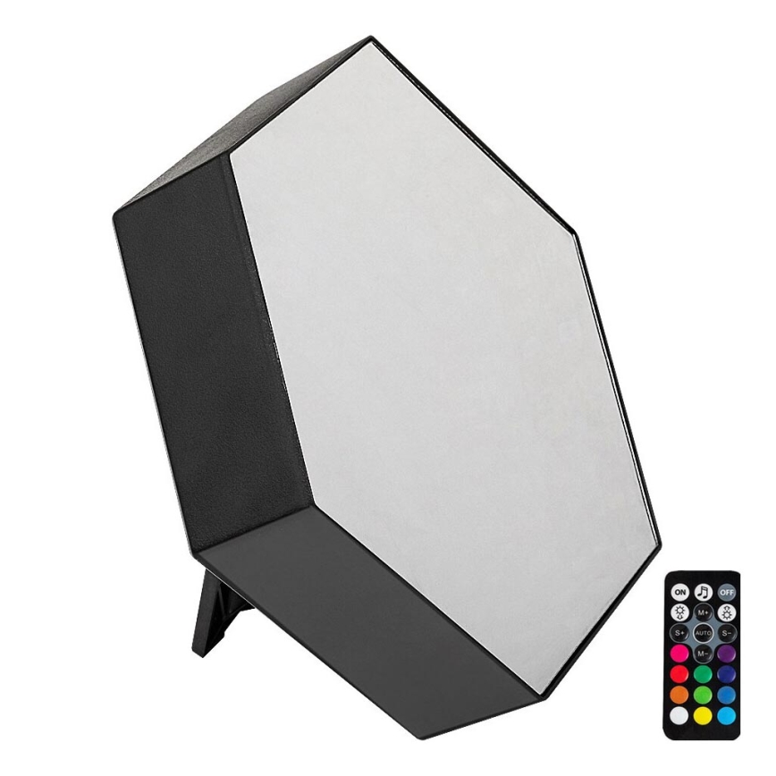 Rabalux - LED RGB Stmievateľná stolná lampa LED/1W/5V/3xAA + diaľkové ovládanie