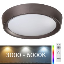 Rabalux - LED RGB Stmievateľné stropné svietidlo LED/24W/230V + DO 3000-6000K