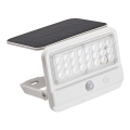 Rabalux - LED Solárne nástenné svietidlo so senzorom LED/7W/3,7V IP54 biela