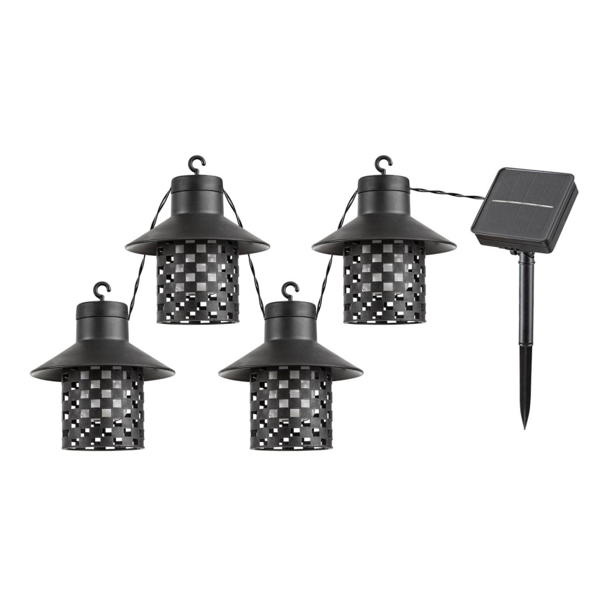 Rabalux - LED solárne svietidlo 8xLED/0,1W/1,2V IP44 1200 mAh
