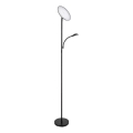 Rabalux - LED Stmievateľná stojacia lampa LED/23W/230V 3000/4200/6500 čierna