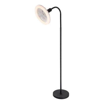 Rabalux - LED stmievateľná stojacia lampa s ventilátorom pr. 30 cm 1xE27/16W/230V 3000-6500K + diaľkové ovládanie