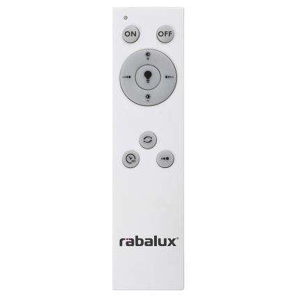 Rabalux - LED Stmievateľné stropné svietidlo LED/38W/230V 3000-6500K biela + diaľkové ovládanie pr. 48 cm