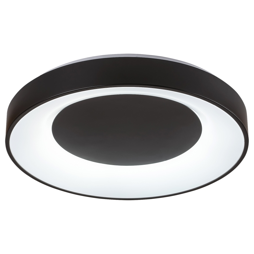 Rabalux - LED Stmievateľné stropné svietidlo LED/38W/230V čierna 3000-6500K + diaľkové ovládanie pr. 48 cm