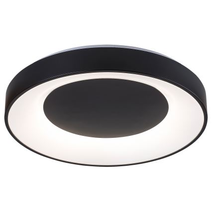 Rabalux - LED Stmievateľné stropné svietidlo LED/38W/230V čierna 3000-6500K + diaľkové ovládanie pr. 48 cm