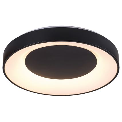 Rabalux - LED Stmievateľné stropné svietidlo LED/38W/230V čierna 3000-6500K + diaľkové ovládanie pr. 48 cm
