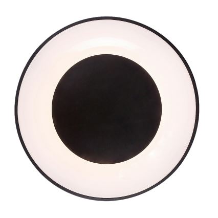 Rabalux - LED Stmievateľné stropné svietidlo LED/38W/230V čierna 3000-6500K + diaľkové ovládanie pr. 48 cm