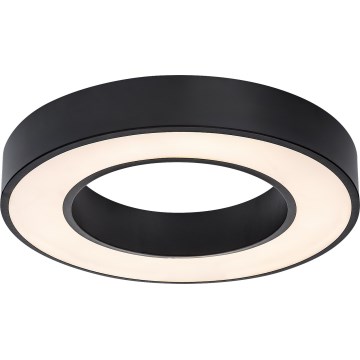 Rabalux - LED stmievateľné stropné svietidlo LED/45W/230V 3000-6500K pr. 60 cm čierne + diaľkové ovládanie